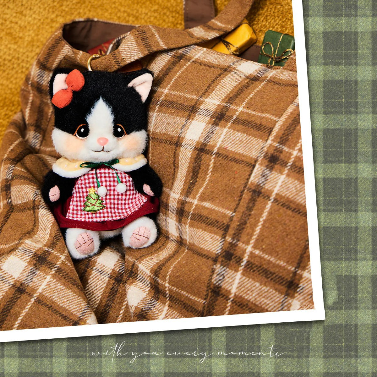 Bobo Nuts Mico Winter Snuggles Series Plush Pendant