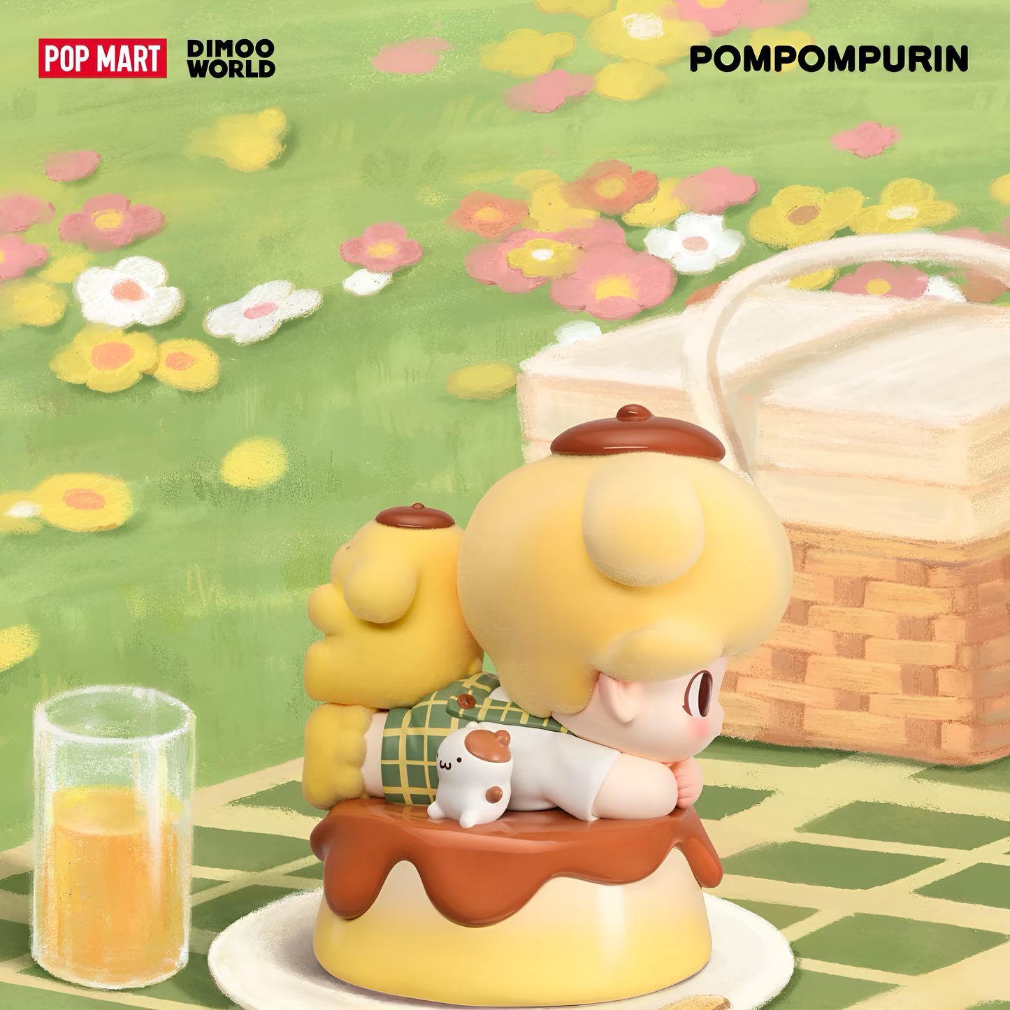 DIMOO WORLD × Pompompurin Figurine