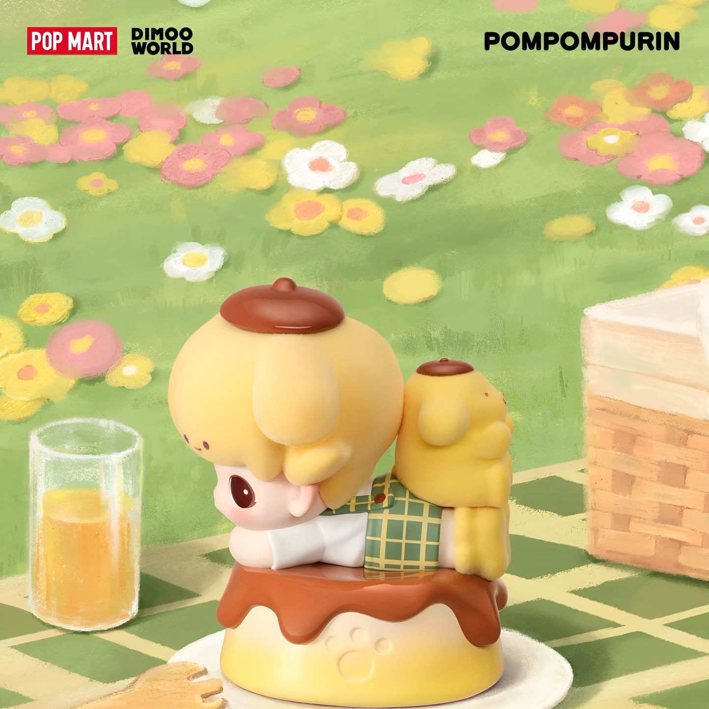 DIMOO WORLD × Pompompurin Figurine