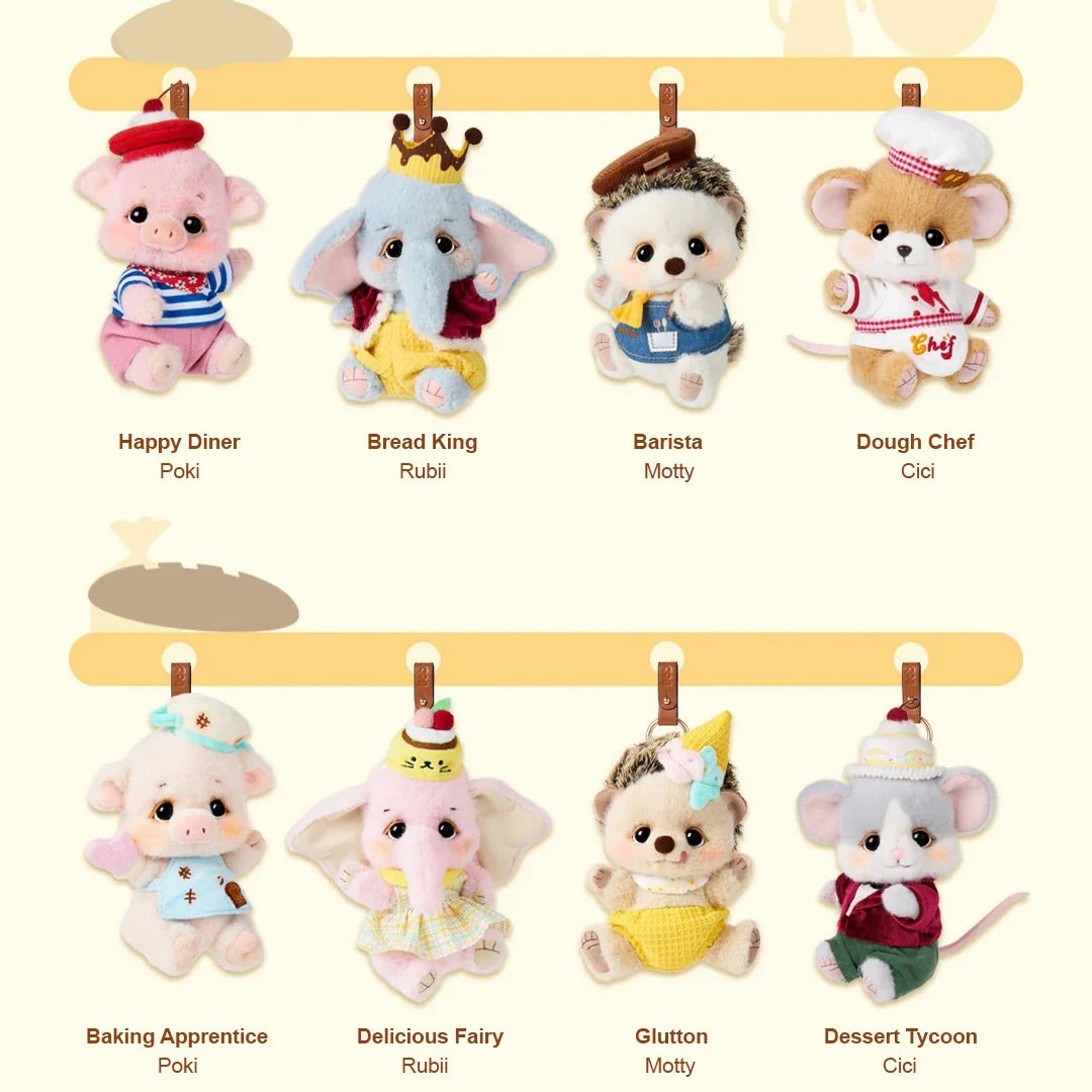 Bobo Nuts Sunrise Bakery Series Plush Pendant Blind Box
