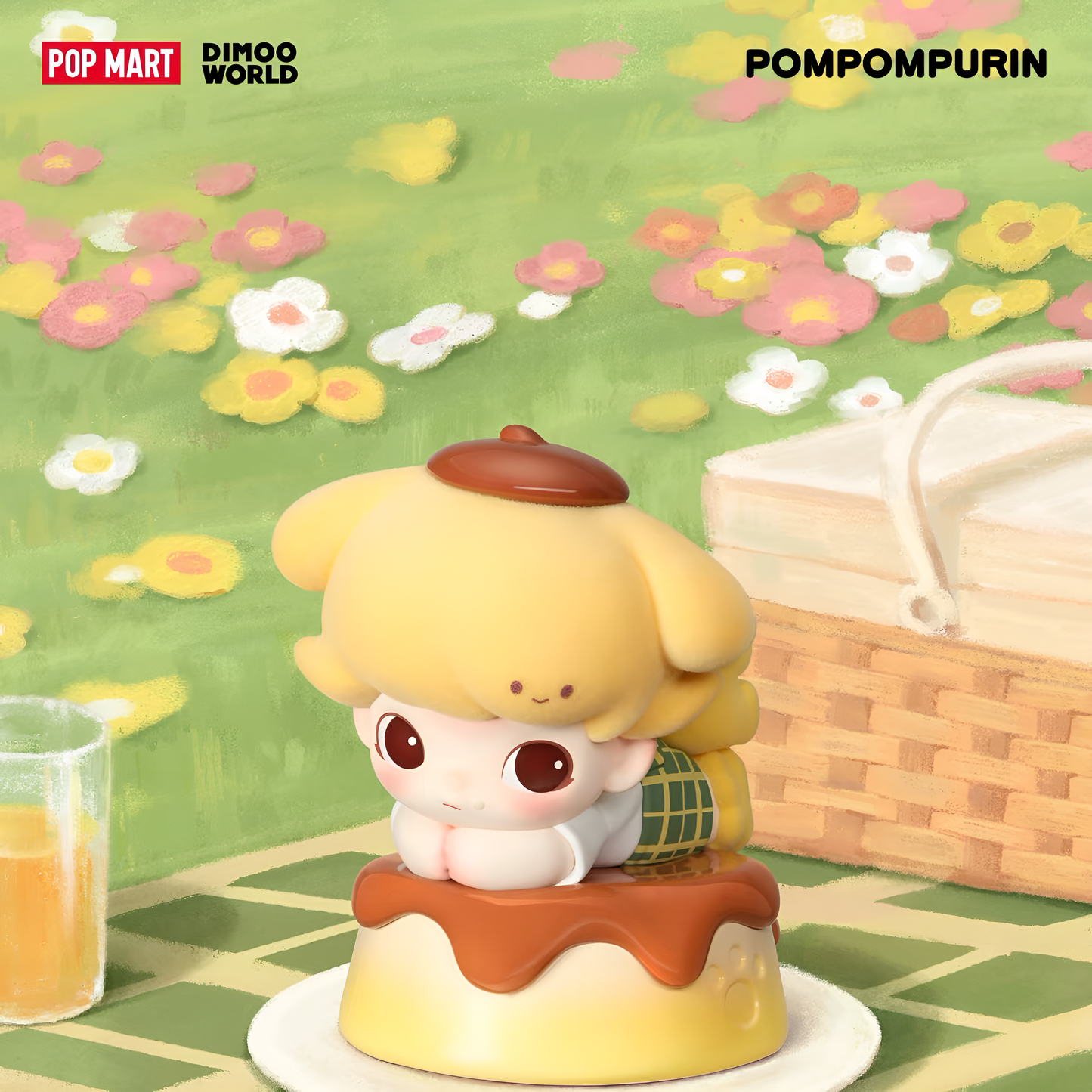 DIMOO WORLD × Pompompurin Figurine