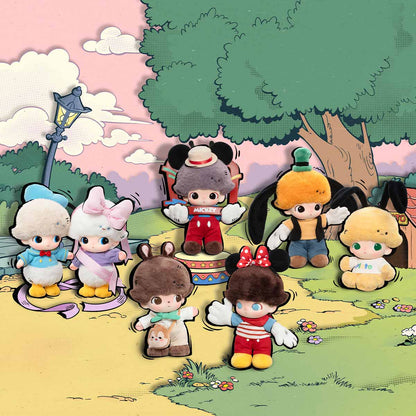 POP MART DIMOO WORLD × DISNEY Vinyl Plush Keychain Blind Box