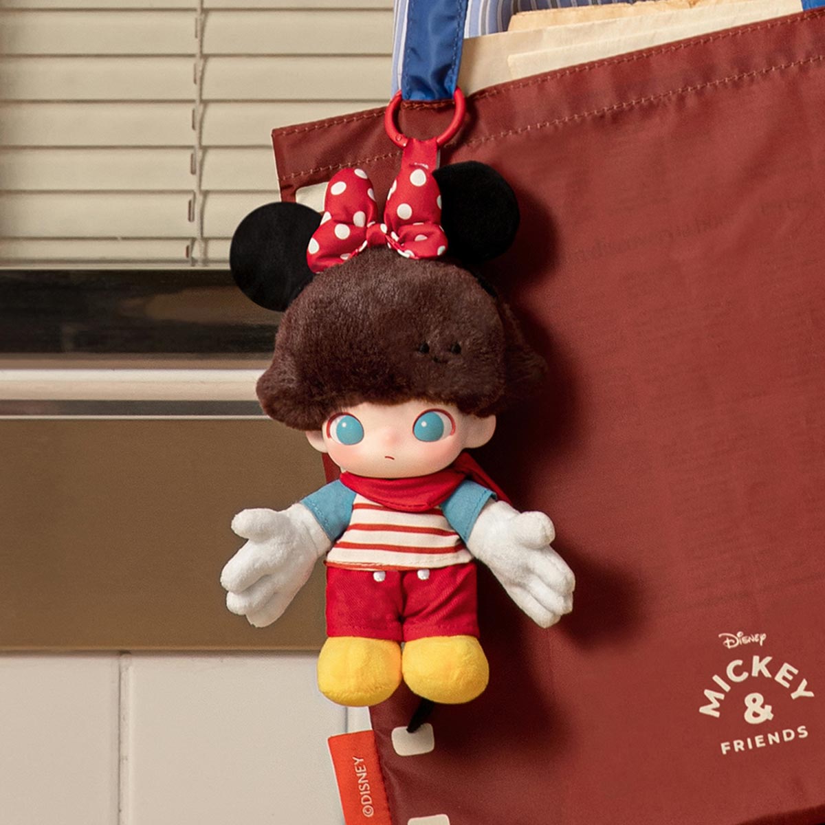 POP MART DIMOO WORLD × DISNEY Vinyl Plush Keychain Blind Box