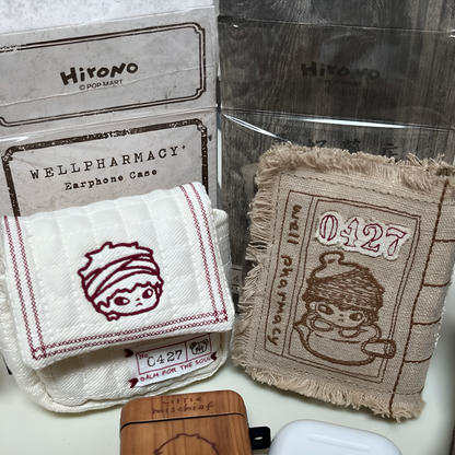 Hirono Well Pharmacy Series Small Medicine Bag Earphone Case Shanghai Limited Edition