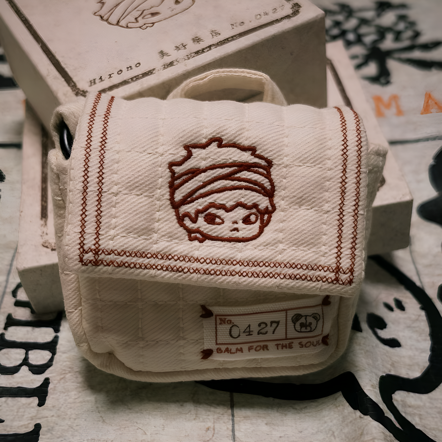 Hirono Well Pharmacy Series Small Medicine Bag Earphone Case Shanghai Limited Edition