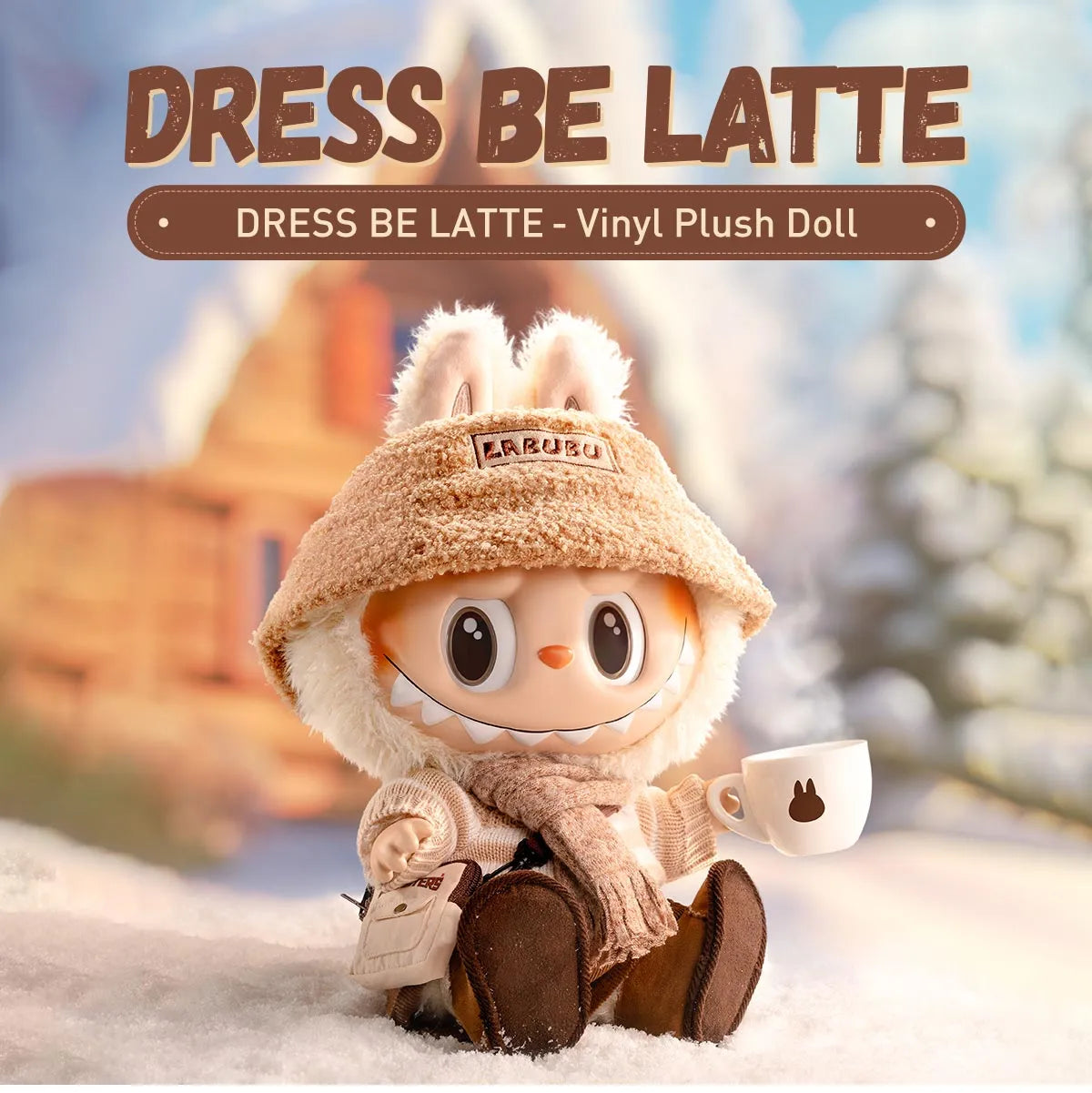 THE MONSTERS DRESS BE LATTE Vinyl Plush Doll