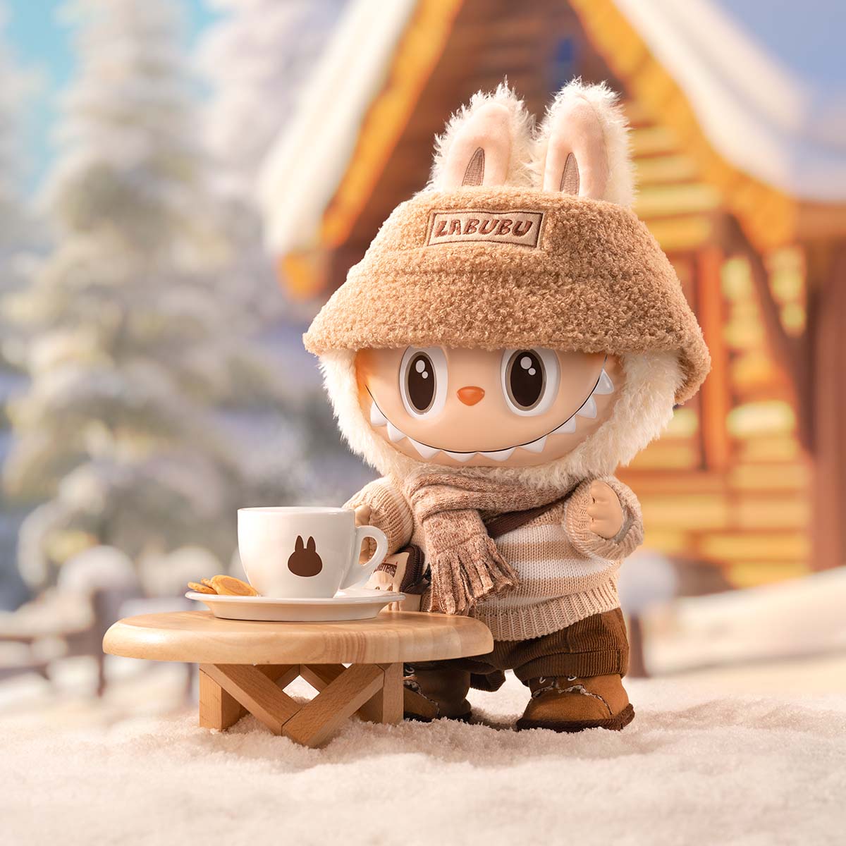 THE MONSTERS DRESS BE LATTE Vinyl Plush Doll