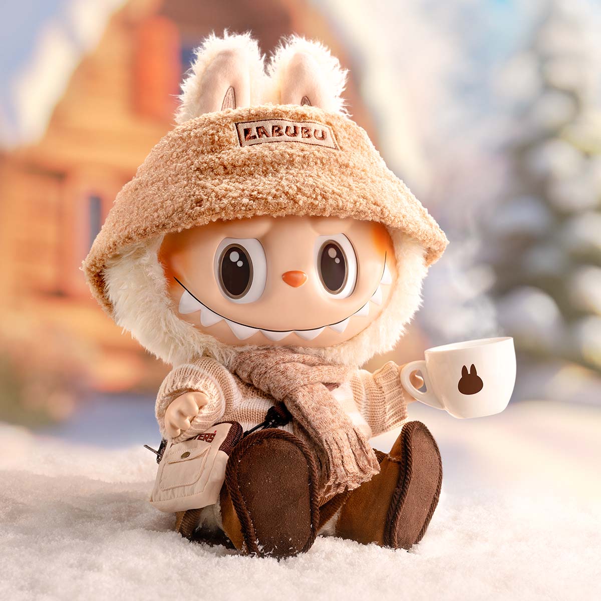 THE MONSTERS DRESS BE LATTE Vinyl Plush Doll