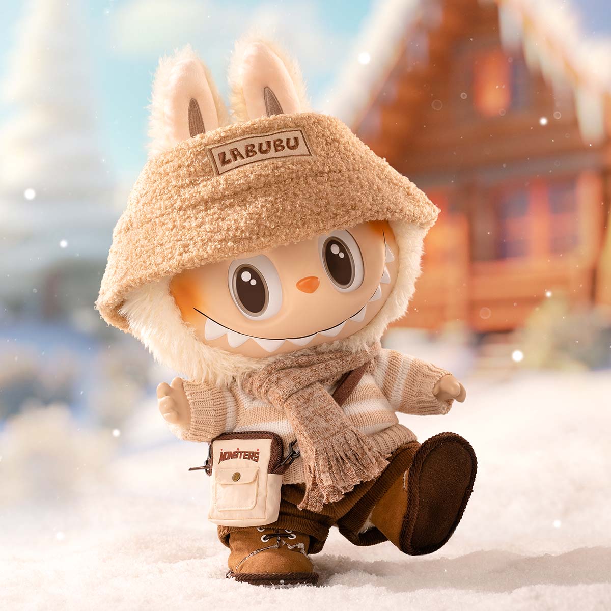 THE MONSTERS DRESS BE LATTE Vinyl Plush Doll