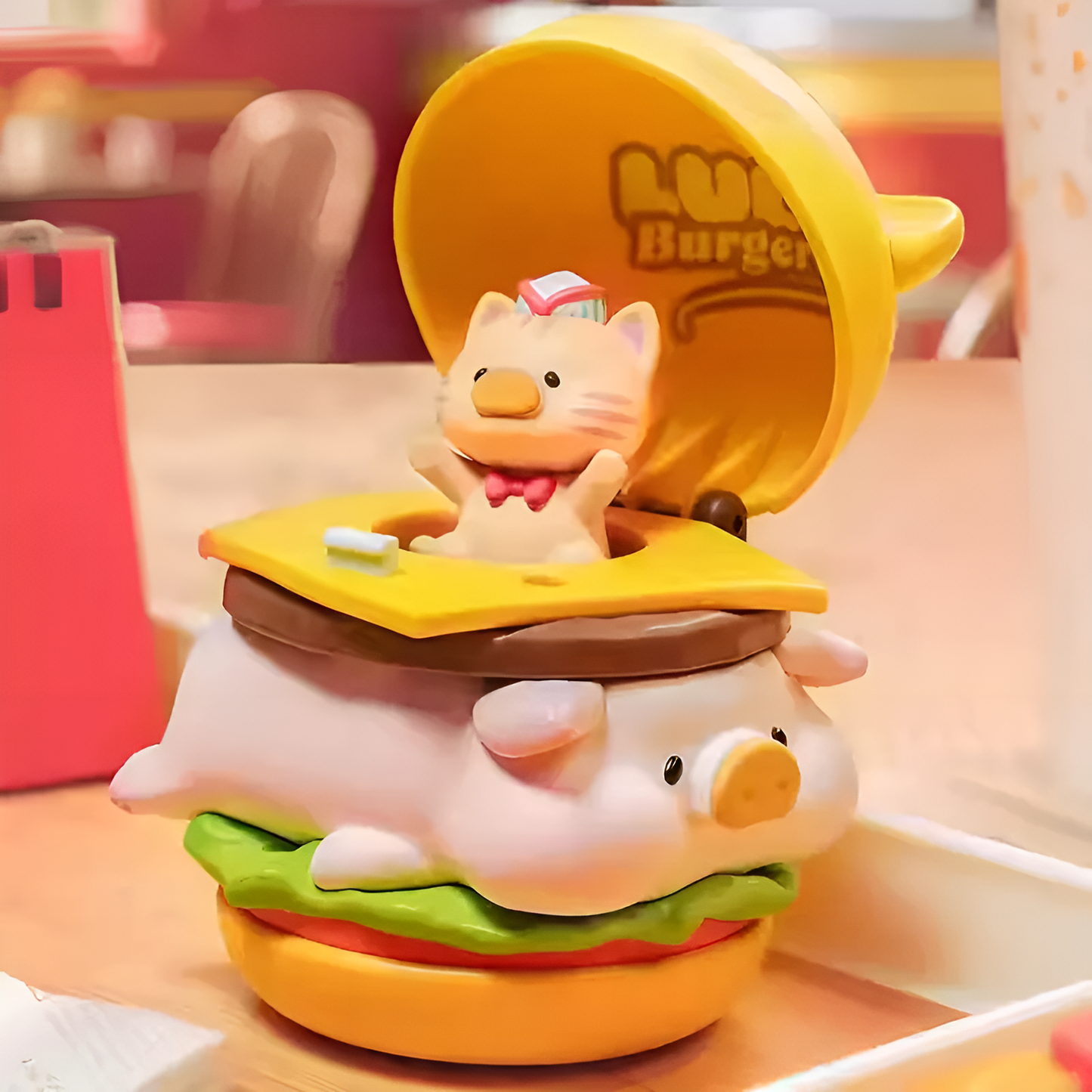 TOYZERO+ LuLu The Piggy -Burger Express Movable Series Blind Box