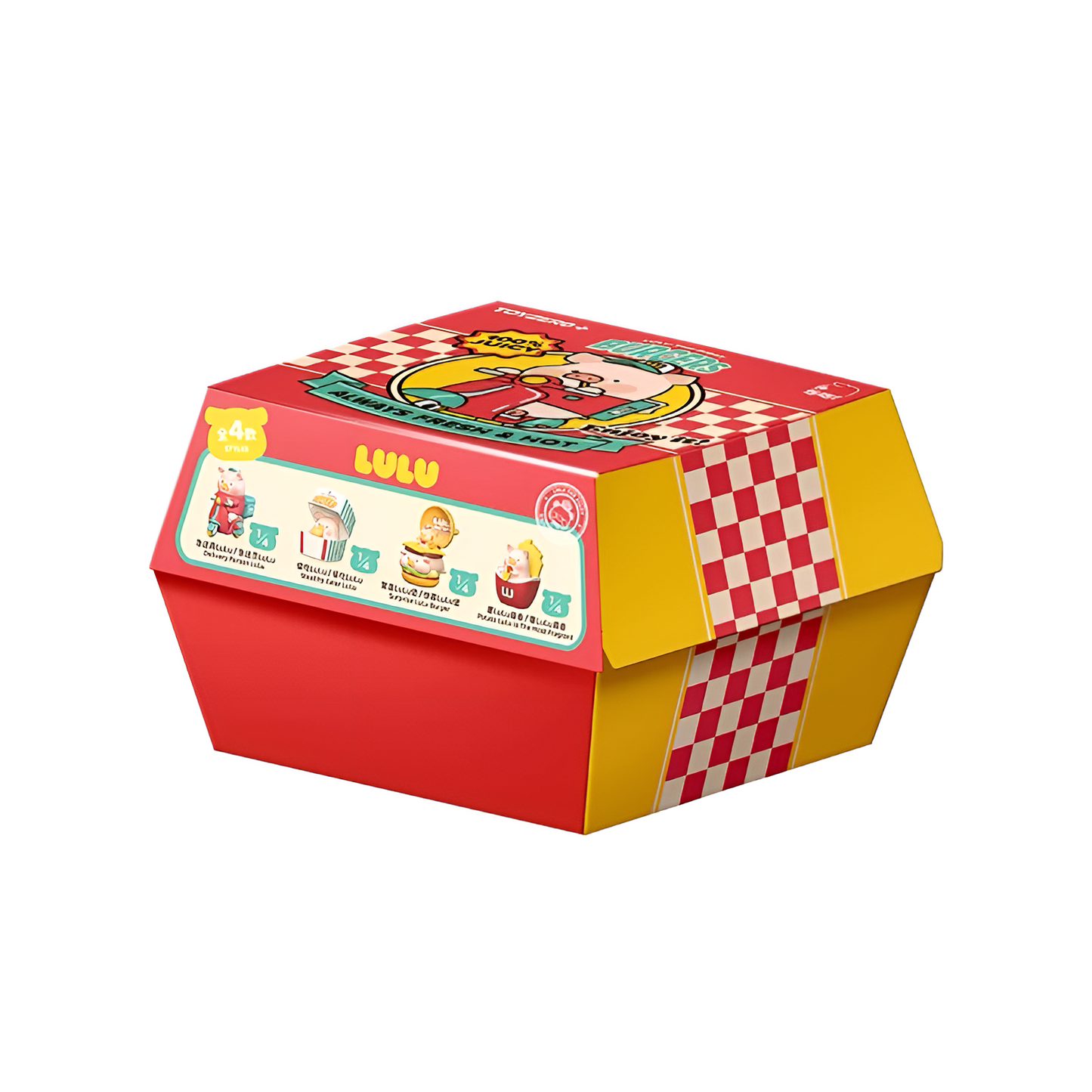 TOYZERO+ LuLu The Piggy -Burger Express Movable Series Blind Box