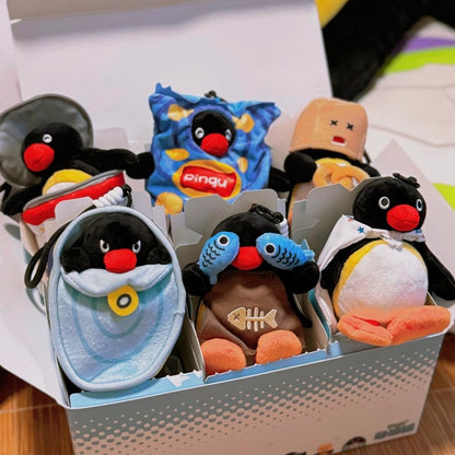 Pingu Hide and Seek Series Plush Pendant Blind Box