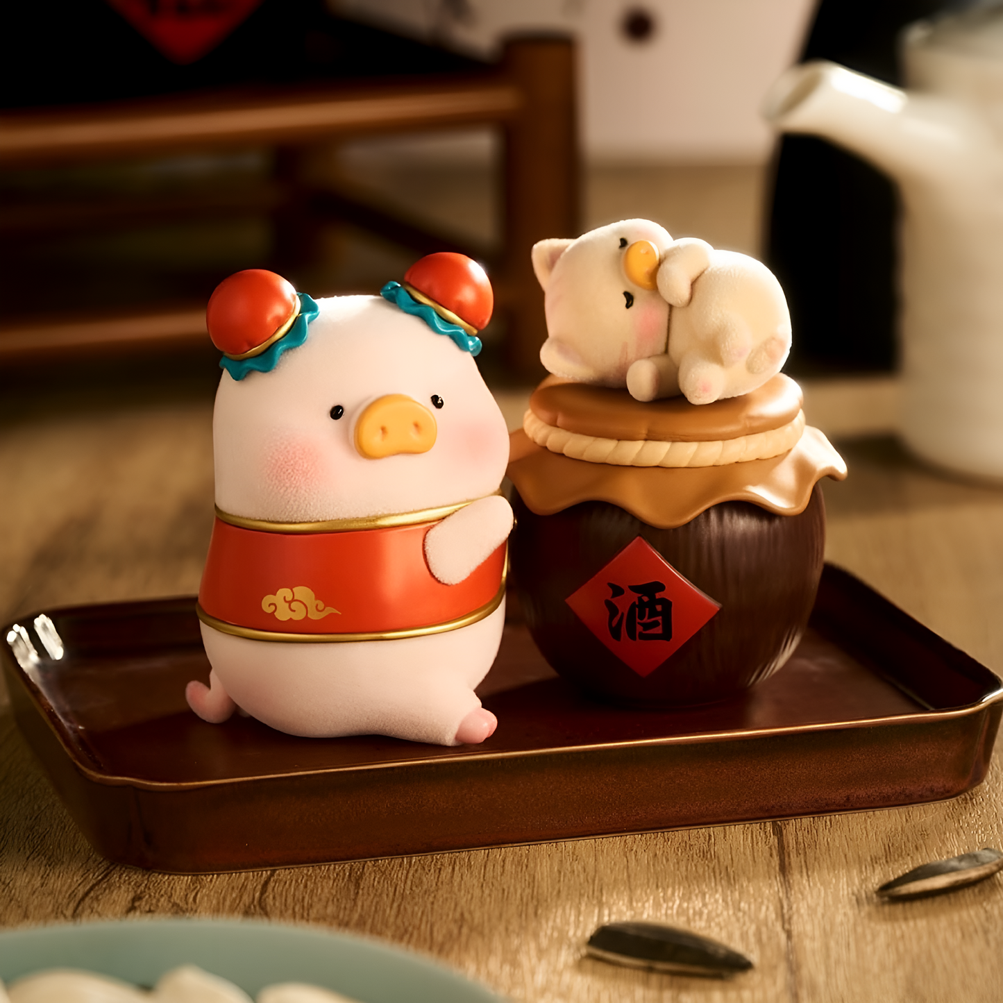 TOYZERO+ LuLu The Piggy Lu's Little Restaurant Series Figures Blind Box
