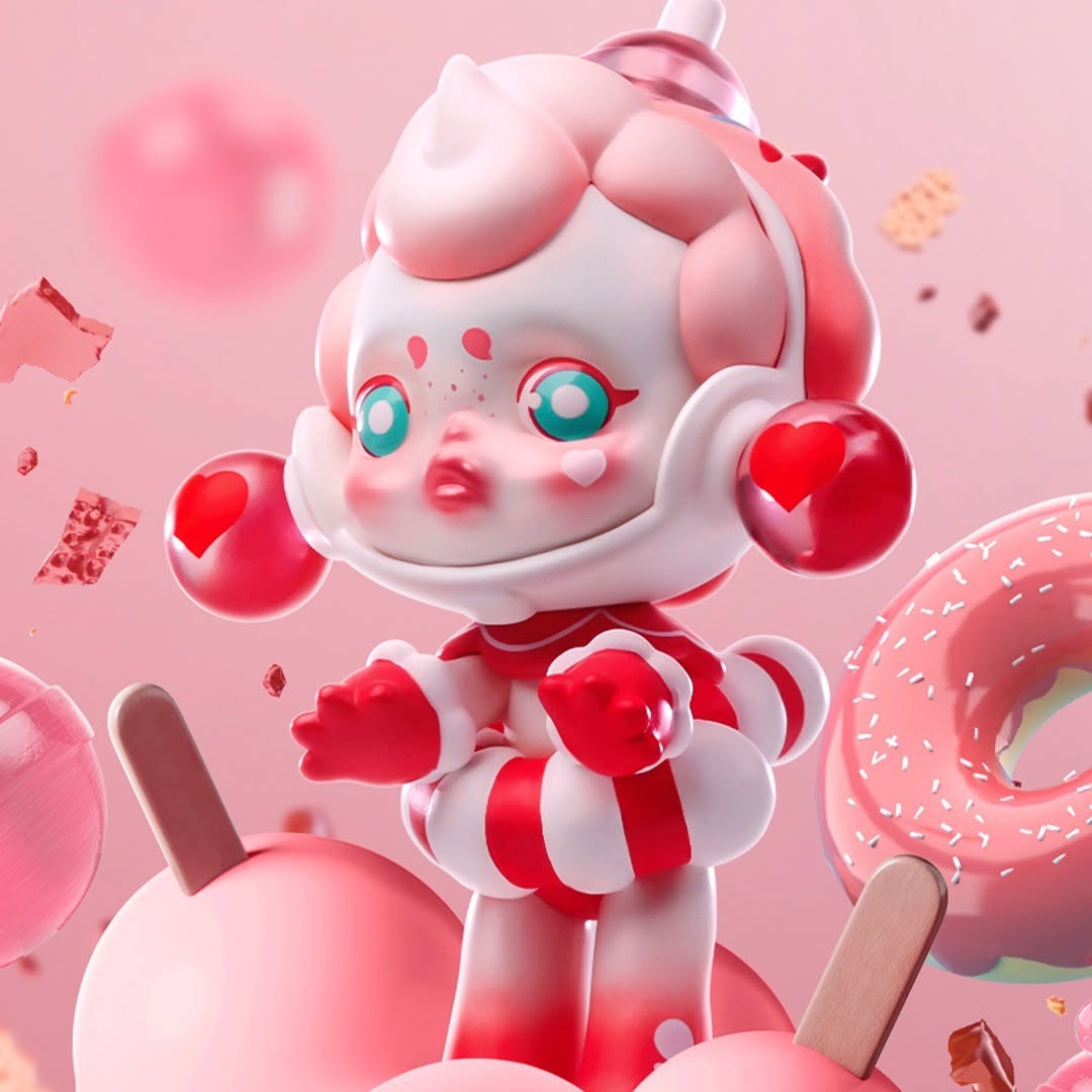 SKULLPANDA Candy Monster Town Series