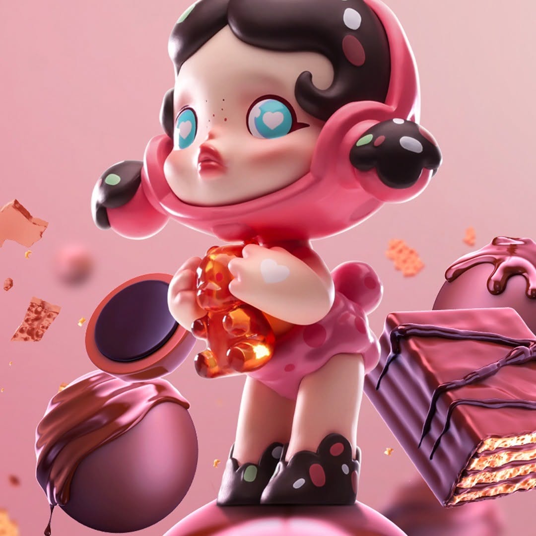 SKULLPANDA Candy Monster Town Series