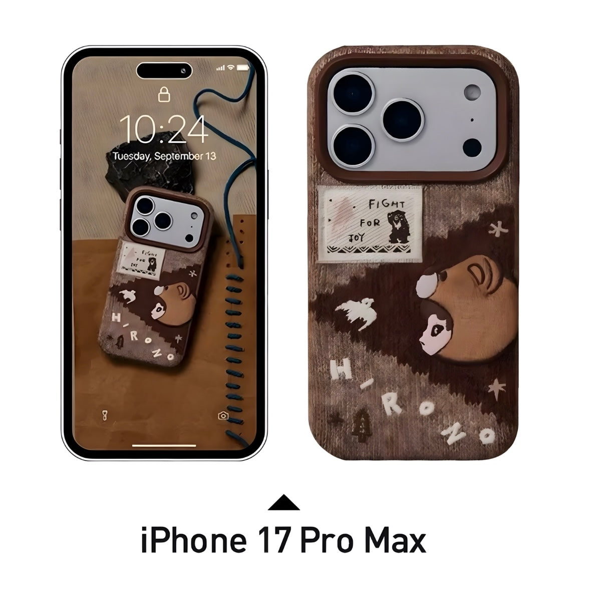 Hirono Road Journal Series-Knitted Phone Case