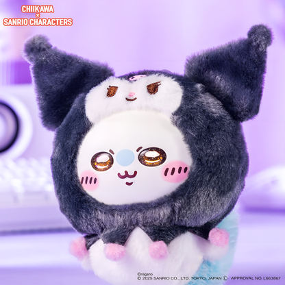 Chiikawa Kiramekko x Sanrio Series Vinyl Plush Keychains