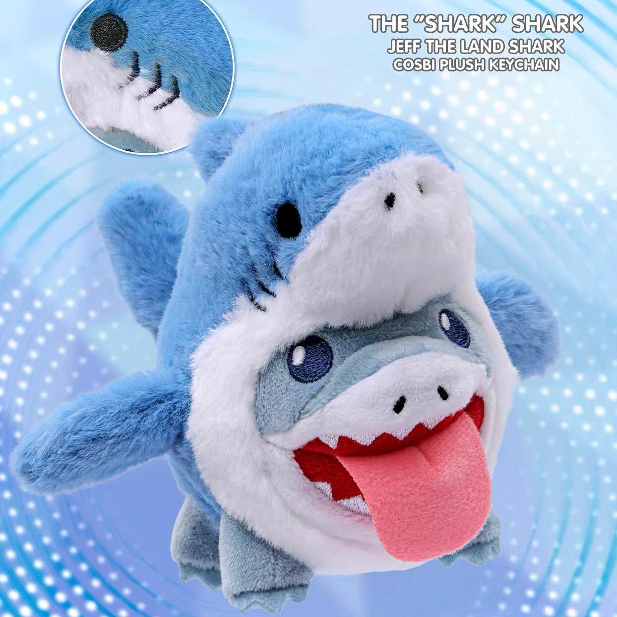 Hot Toy Cosbi - Marvel Jeff the Land Shark Cosbi Plush Keychain Blind Box