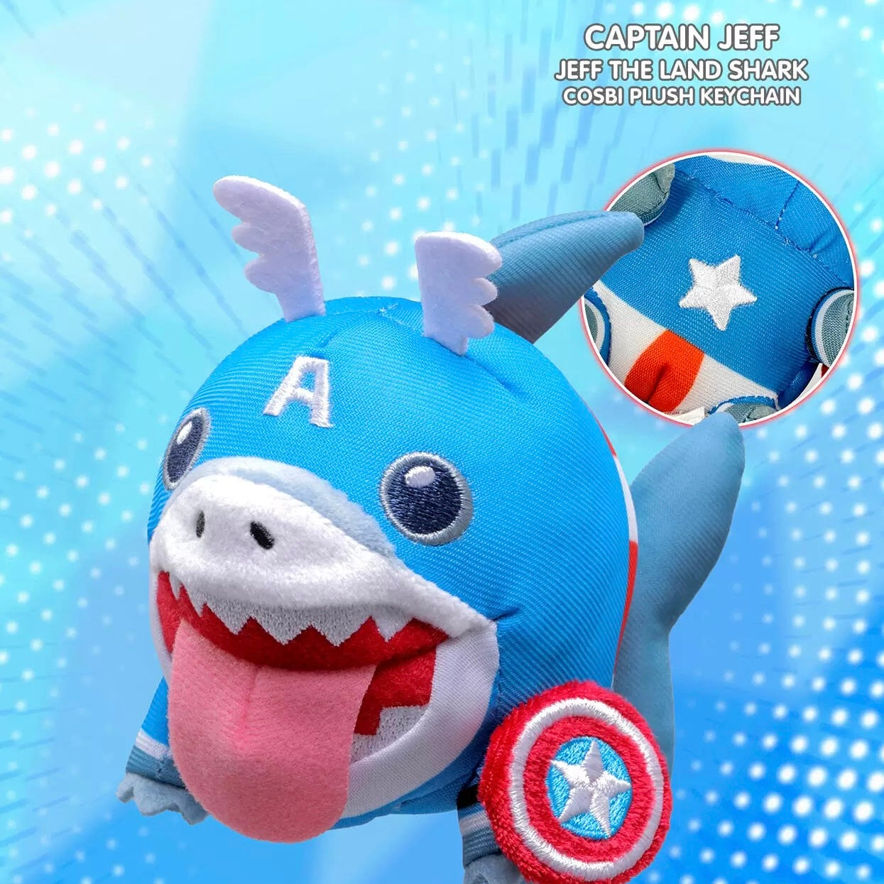 Hot Toy Cosbi - Marvel Jeff the Land Shark Cosbi Plush Keychain Blind Box