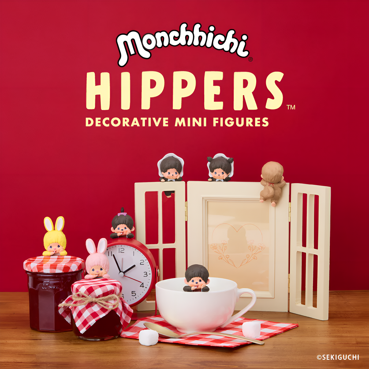 Sonny Angel HIPPERS Monchhichi Decorative Mini Figures Blind Box