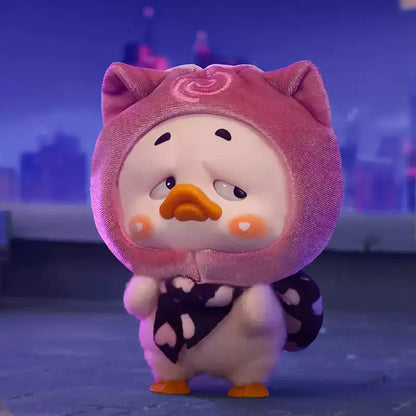 1983 UPSET DUCK Colorful Player Duck Plush Keychain Blind box