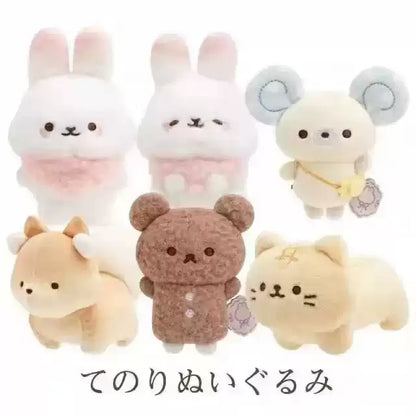 JPN Import San-X Rilakkuma Marshmellow Bear Temari Plush Keychain