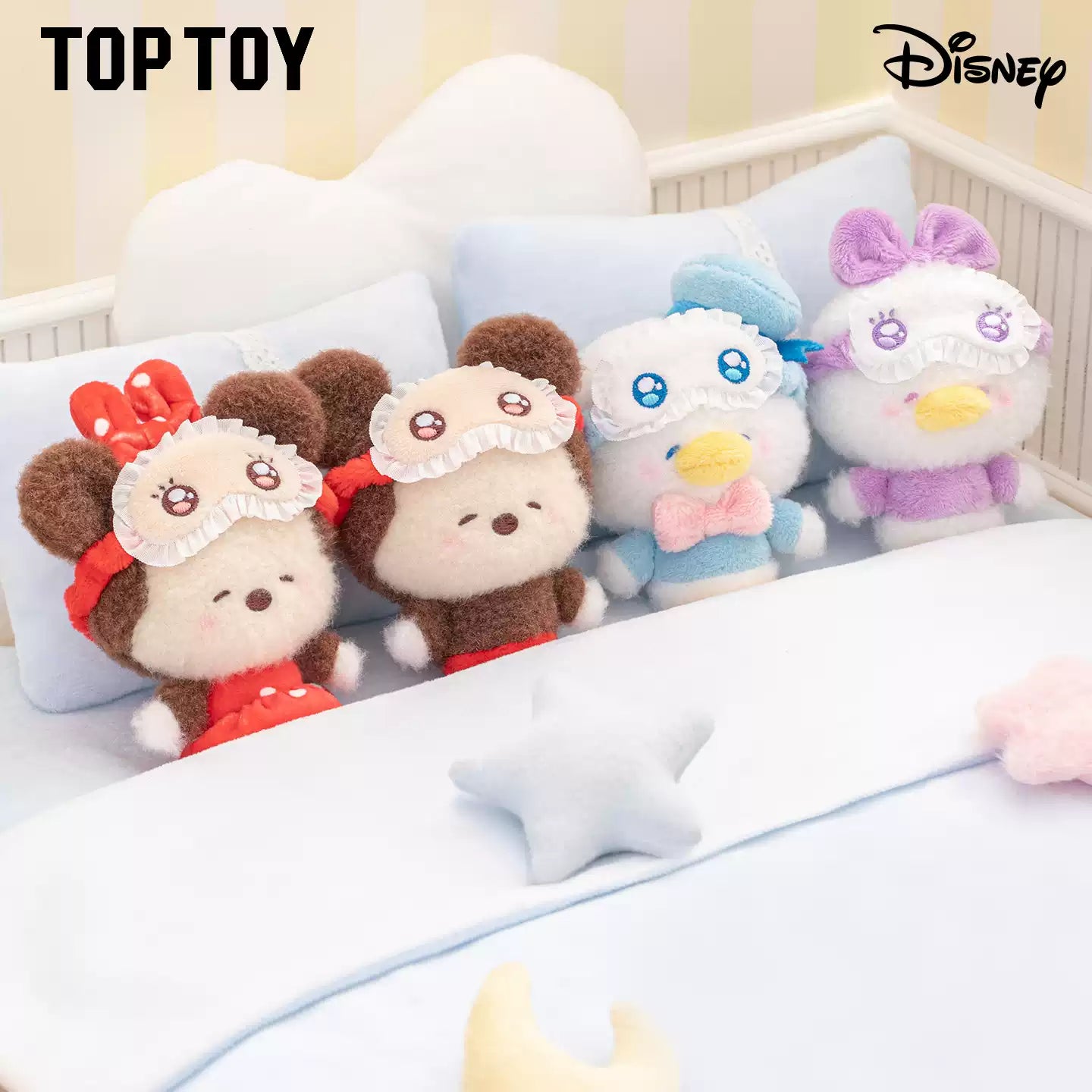 TOPTOY Disney Squinting Sleepwear Series Plush Pendant Blind Box