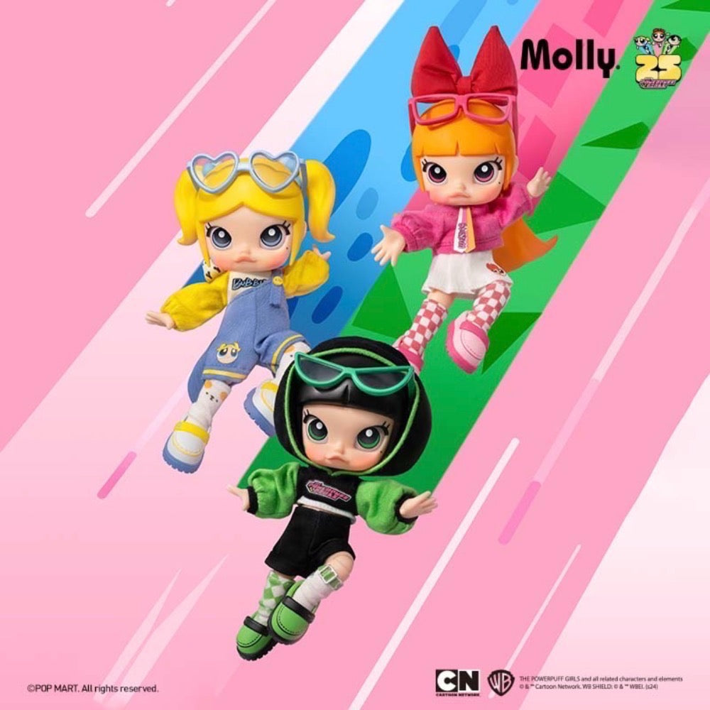 POP MART: MOLLY x Powerpuff Girls Action Figure Dolls