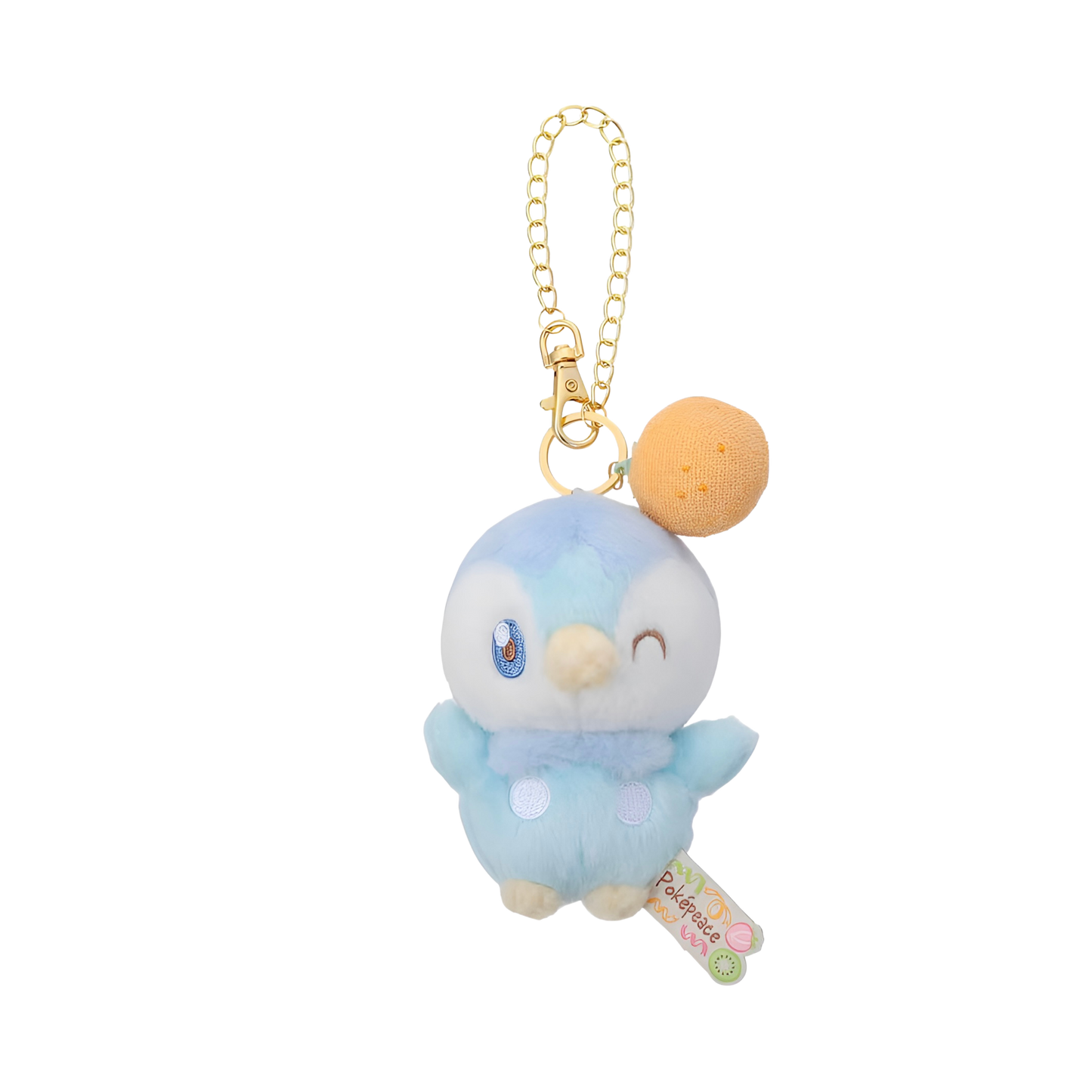 PokePeace Plush Mascot with Chain (Colorful Ver.) Piplup