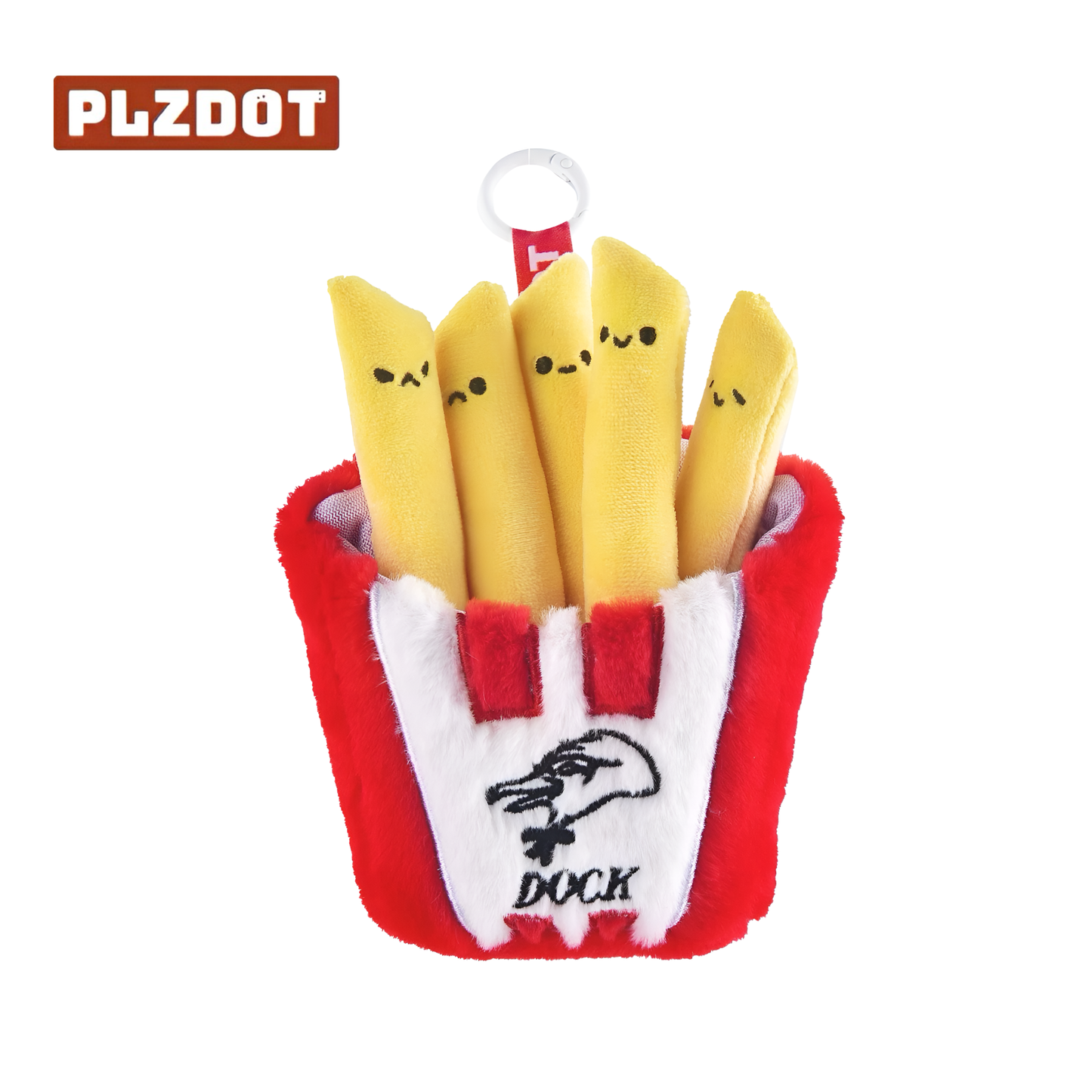 PLZDOT 24hours Make Some French Fries Pendant Plush