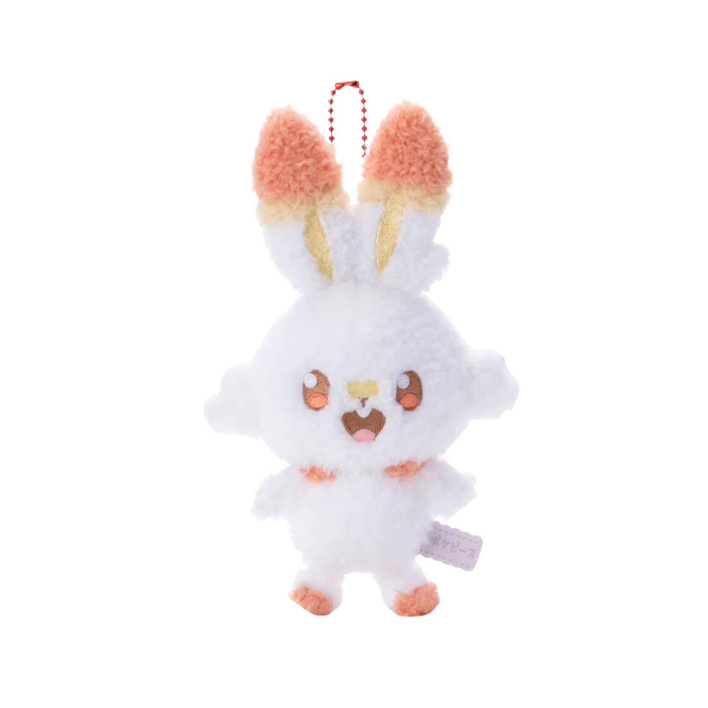 Takara Tomy - PokePeace Scorbunny Plush Keychain