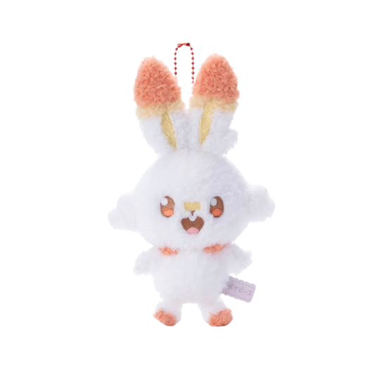 Takara Tomy - PokePeace Scorbunny Plush Keychain