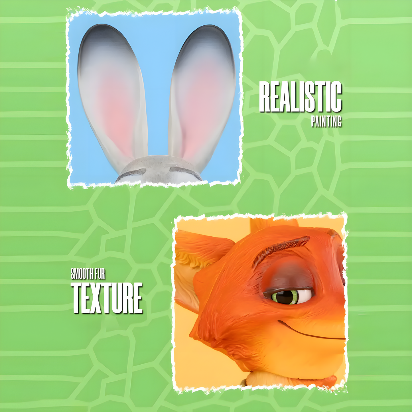 GONG x POP MART - Zootopia Series Nick &amp; Judy Articulated Figure Set