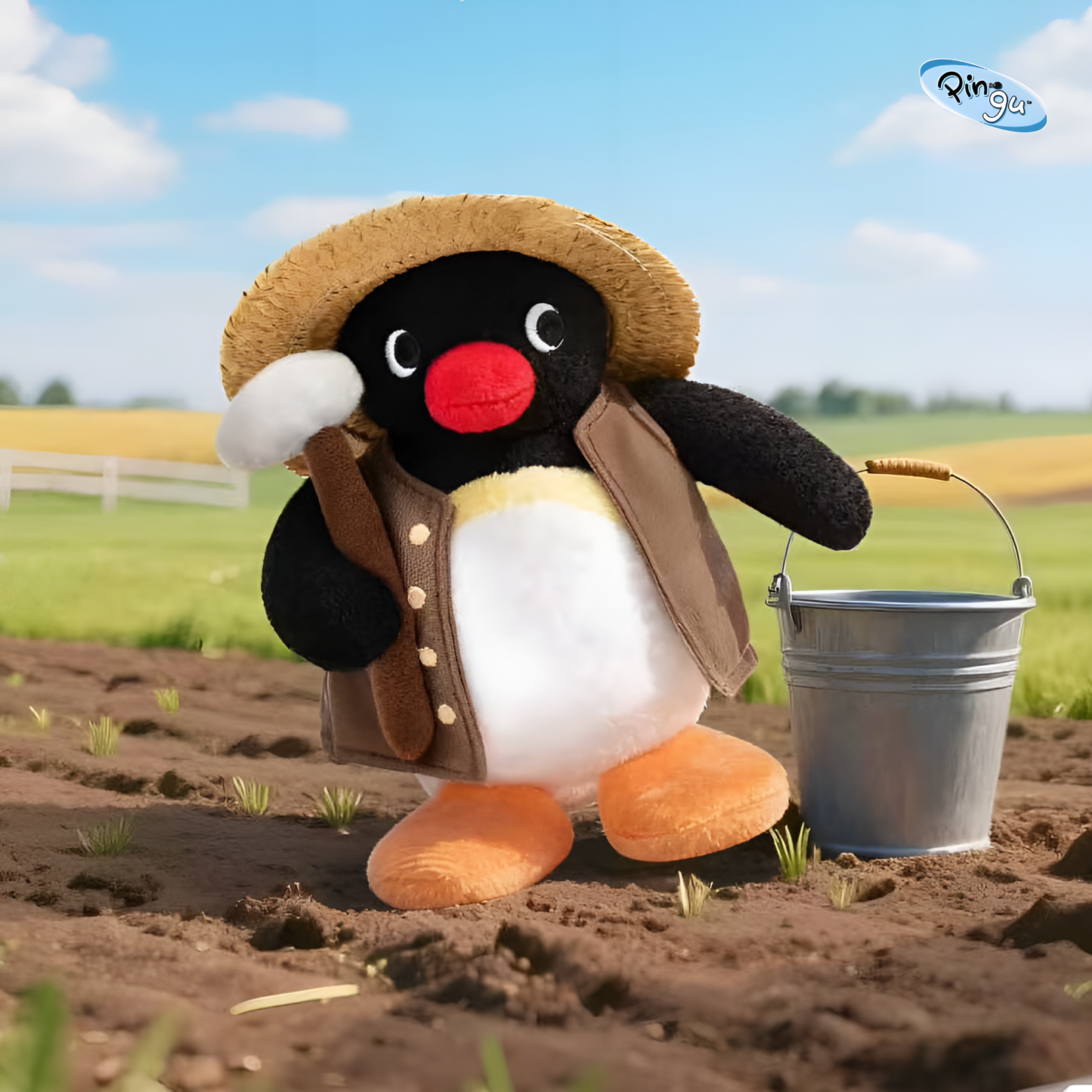 Pingu Happy Farm Series Plush Blind Box