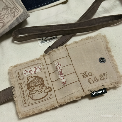 Hirono Well Pharmacy Series Pocket Medical Book Earphone Case Shanghai Limited Edition