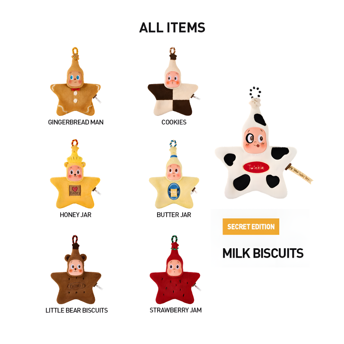 Twinkle Twinkle MOON GELATO Series-Hand Towel Blind Box