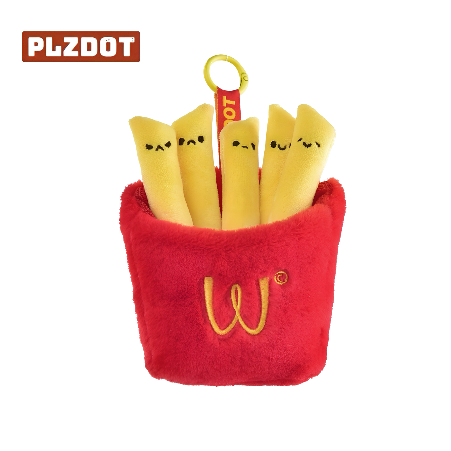 PLZDOT 24hours Make Some French Fries Pendant Plush
