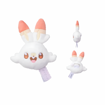PokePeace Stuffed Badge Scorbunny