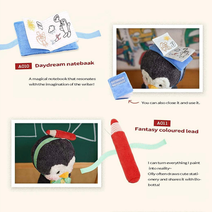 Bobo Nuts Olly Penguin The Study Club Series Plush Toy