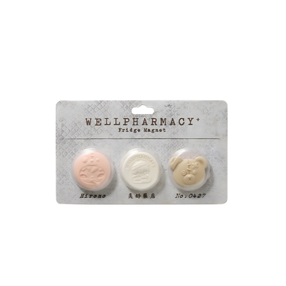Hirono Well Pharmacy Series Small Pill Fridge Magnet Shanghai Limited Edition