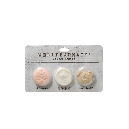 Hirono Well Pharmacy Series Small Pill Fridge Magnet Shanghai Limited Edition