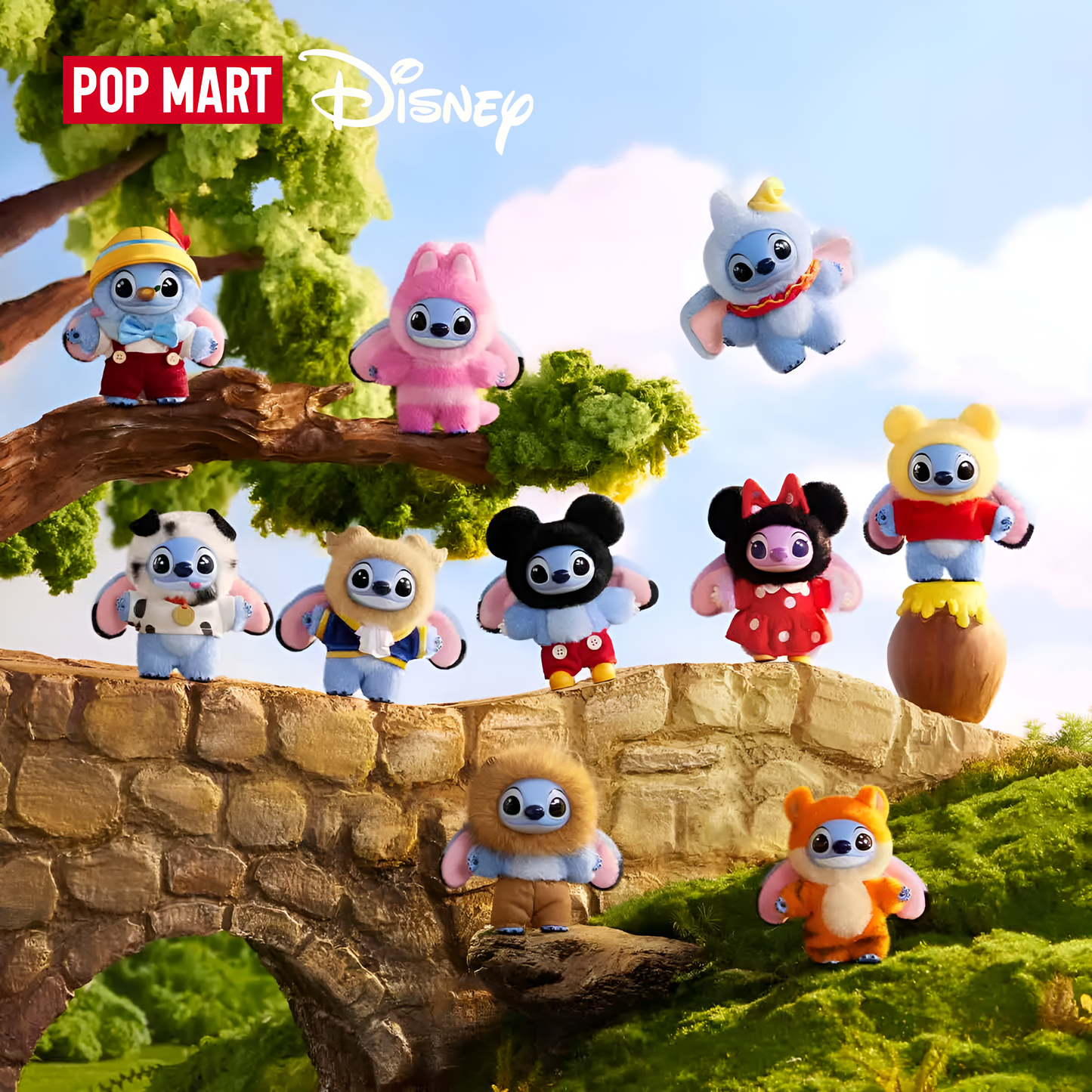 Stitch Adventure Series Vinyl Plush Pendant