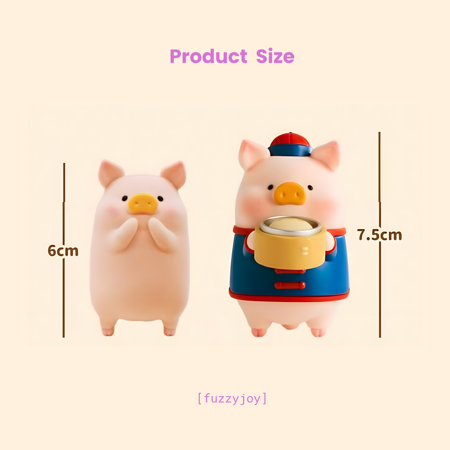 TOYZERO+ LuLu The Piggy Lu's Little Restaurant Series Figures Blind Box
