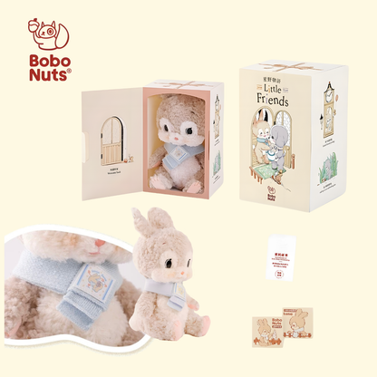 Bobo Nuts Little Luna Rabbit Little Friends Series Plush Toy