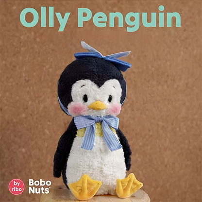 Bobo Nuts Olly Penguin The Study Club Series Plush Toy