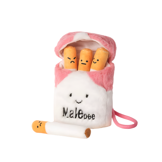 PLZDOT Malebee Laigen Huazi Creative Cigarette Pendant Plush