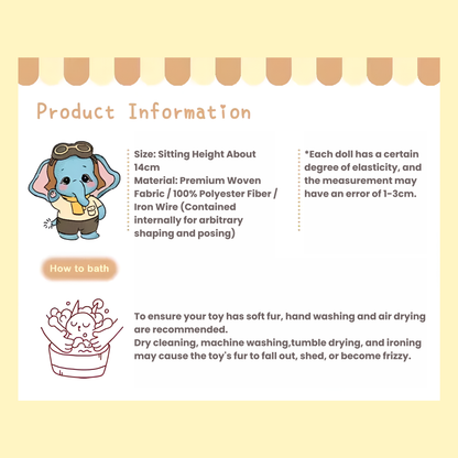 Bobo Nuts The Little Dreamers Series Plush Pendant Blind Box