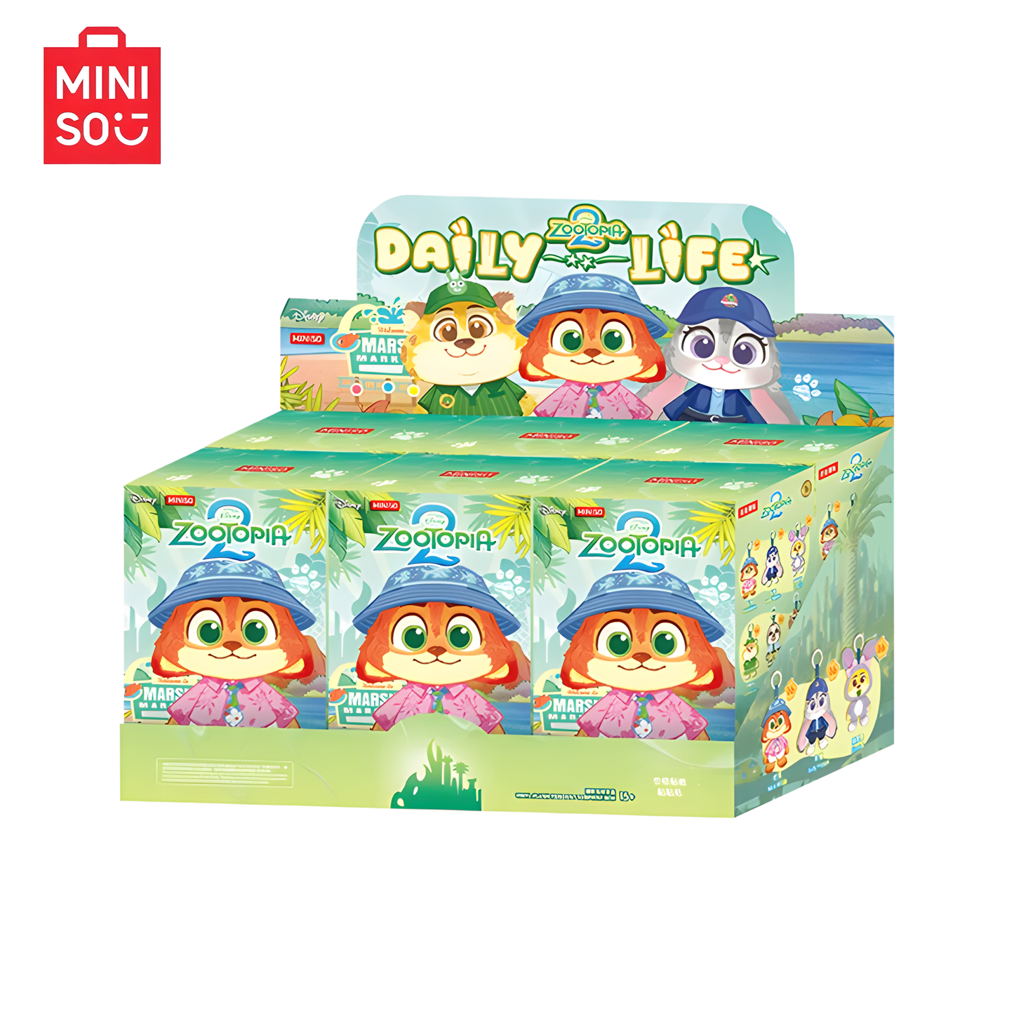 MINISO Zootopia 2 Daily Life Vinyl Plush Pendant Blind Box