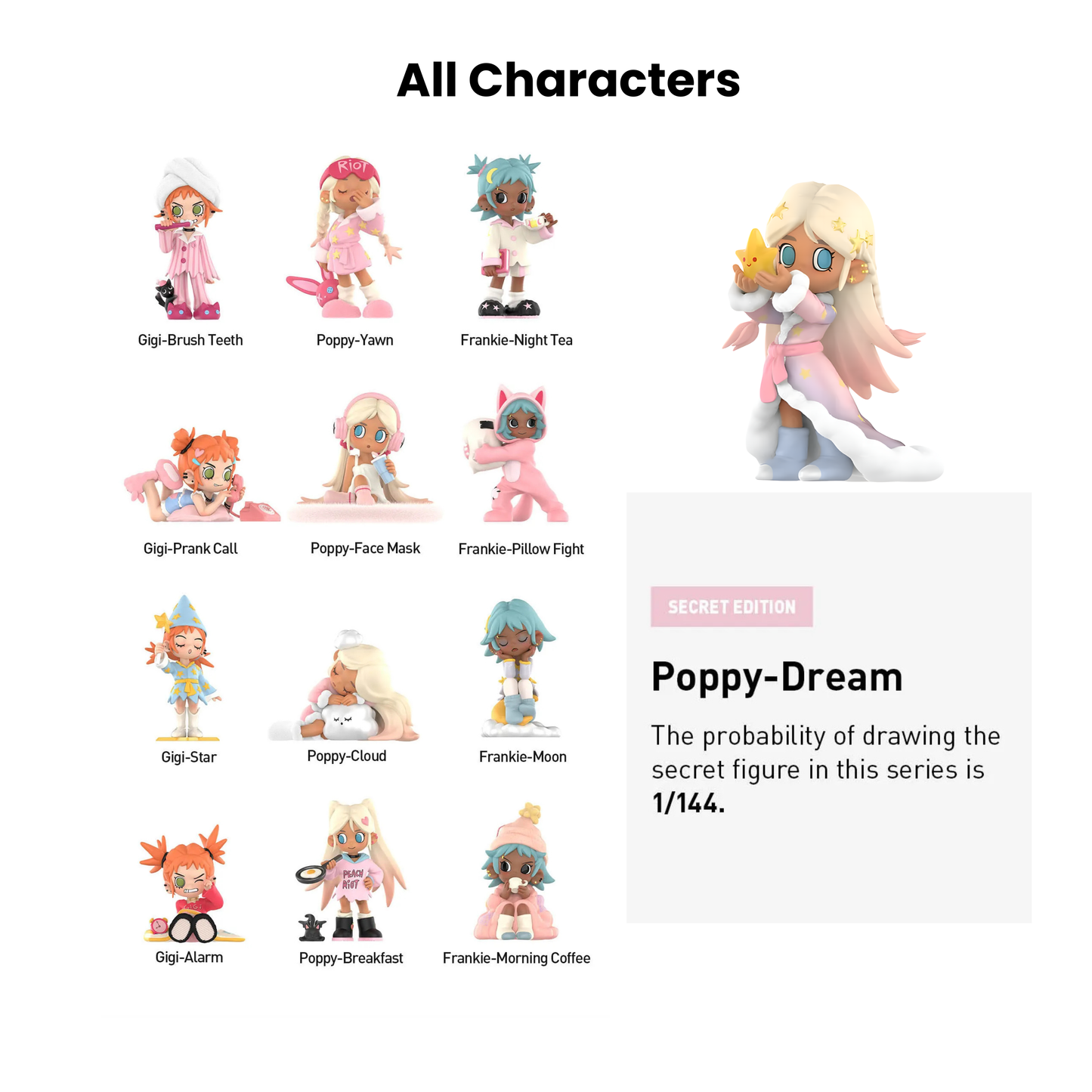Lil Peach Riot Sleepover Series Figures