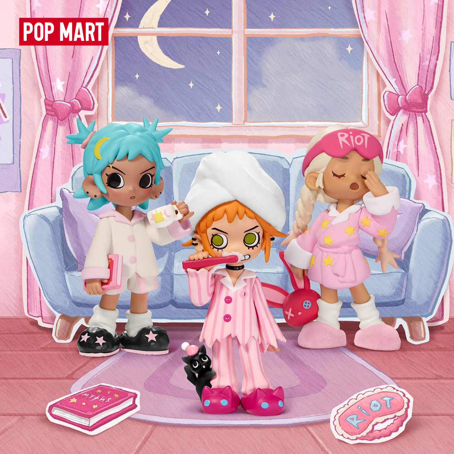 Lil Peach Riot Sleepover Series Figures